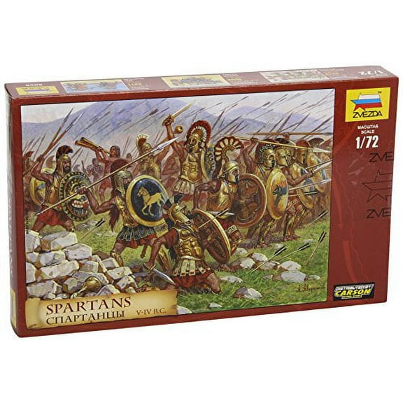 Zvezda Models 1/72 Spartans The Greek Warriors