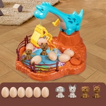 Dinosaur Arcade Hunting Game, Claw Machine Toy with Eggs & Prizes, Interactive Skill Training for Kids, Hand-Eye Coordination Development, Plastic Indoor Outdoor Play, Birthday Gift