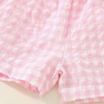 thumbnail image 6 of Toddler Girl Pajamas Shorts Boys' Pajama Shorts- Lightweight Sleepwear Shorts - Sleep and Lounge Bottoms for Boys Plaid Print, 6 of 8