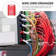 thumbnail image 4 of Clips de cable de 100 piezas clips de gestión de cables adhesivo portador de cable organizador de cable, 4 of 8