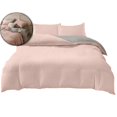 thumbnail image 1 of Dvruxg 4-Piece Washed Polyester Bedding Set – Soft, Breathable & Fade-Resistant | Includes Duvet Cover, Fitted Sheet & 2 Pillowcases | Multicolor, Double-Sided Design (Twin/Full Sizes), 1 of 5