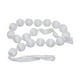 thumbnail image 3 of Guirnalda de bolas de espuma, adornos suaves hechos a mano, proyectos de bricolaje, decoración de bodas, pancarta de bolas de espuma para fiestas, Blanco, 3 of 8