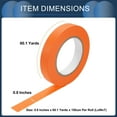 thumbnail image 4 of Unique Bargains Masking Tape, DIY Car Auto Paint Painters Tape, 1 Pc Orange 0.8 Inches x 60.1 Yards, 4 of 7