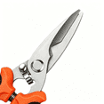 thumbnail image 5 of Multi-Purpose Industrial Scissors, Heavy Duty Shears with Serrated Stainless Steel Blades, Ergonomic Handle for Cutting Wire, Metal, Plastic, Cloth & Cardboard, 1-Pack, 8-Inch, 5 of 6