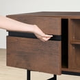 thumbnail image 5 of WAMPAT TV Stand for Up to 55 Inch TV Modern Entertainment Center with Storage Cabinets Media Console for Living Room, 5 of 8
