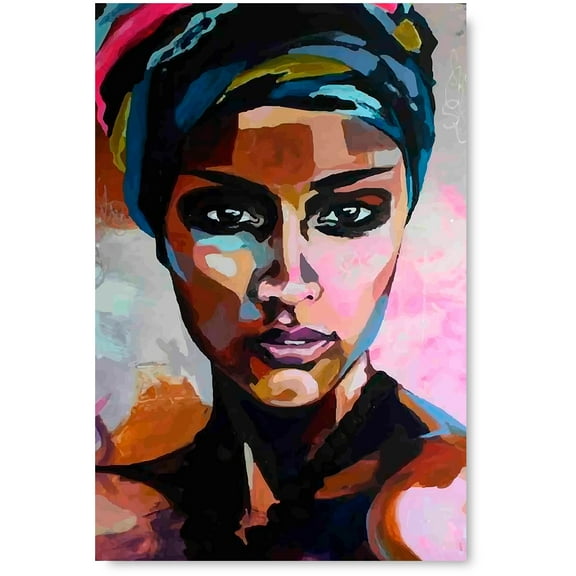 Awkward Styles Colorful Artwork for Bedroom African Fine Art Print African Woman Poster Painting African Portrait African Poster Art African Woman Unframed Artwork Gifts for Her Stylish Decor Ideas