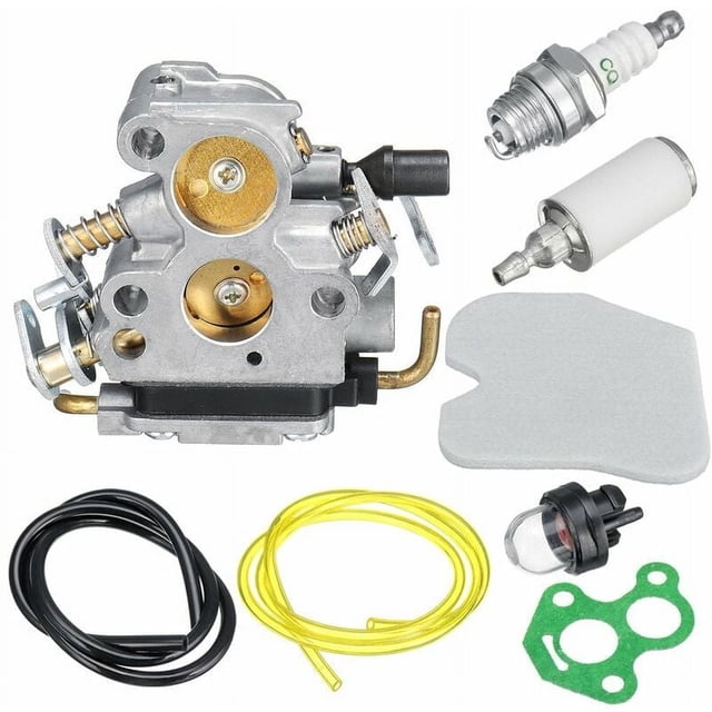 Chainsaw Engine Revitalization Kit With Carburetor Replacement, Fuel System Upgrade Including Air Fuel Filter And Adjustment Tool, Perfect For Husqvarna, Jonsered CS2234, Red Max GZ380