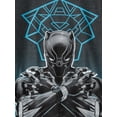 thumbnail image 4 of Black Panther Boys Long Sleeve Top and Pants Pajama Sleep Set, 2-Piece, Sizes 4-12, 4 of 4