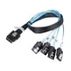 thumbnail image 2 of cable cable Cabledeconn G0101 12Gbps MINI SAS 36P SFF 8087 a 4 SATA 7P Cable divisor Cable Barbie Nuevos Originales, 2 of 9
