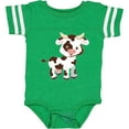 thumbnail image 3 of Inktastic Cute White Holstein Cow with Brown Spots Boys or Girls Baby Bodysuit, 3 of 5