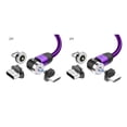 thumbnail image 1 of Decodeary Magnetic Suction Cable For USB Fast Charging Round Head Optional 3 IN 1 Plug for Android Purple 2M 2Set, 1 of 6