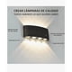 thumbnail image 3 of Lámparas Moderna Led De Pared Decorativas Exterior Color Negro, 3 of 4