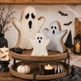 thumbnail image 5 of Ghost Decor 6 Pcs Wooden Ghost Halloween Decor Cute Halloween Decor For Mantel Shelf Window Sill Halloween Home Decor Halloween Decorations Indoor For Kitchen Tabletop Holiday Display,A,B, 5 of 7