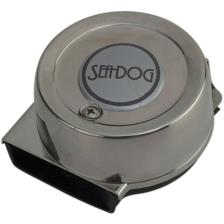 Sea Dog Single Mini Compact Horn, 4 Amp, Stainless Steel