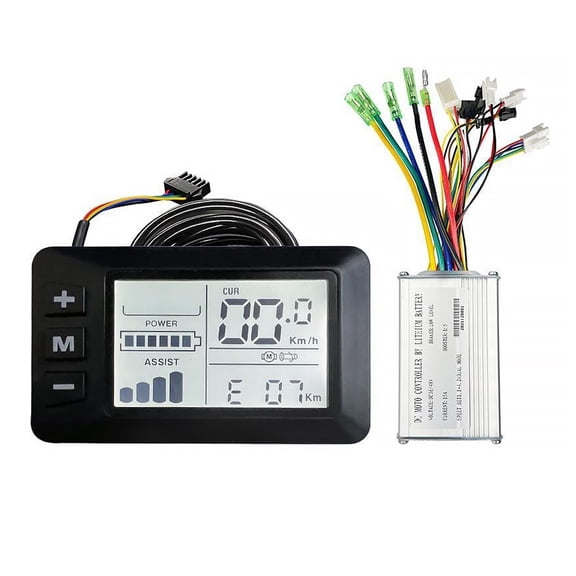Wosthever Controlador de bicicleta eléctrica Motor sin escobillas Panel de pantalla LCD Conjunto de bicicleta eléctrica Bicicletas eléctricas
