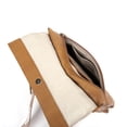 thumbnail image 6 of Pearl Angeli Soft Genuine Leather Crossbody Bags for Women Small Cellphone Shoulder Bag Multi-Pocket with Adjustable Strap(Brown), 6 of 9
