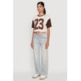 thumbnail image 4 of Womens 23 Graphic Cropped Football T-Shirt, 4 of 5