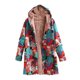 thumbnail image 2 of ICHUANYI Clearance Women's Cotton And Linen Printing Hoodies For Women Fall Winter Fleece Jacket Casual Hooded Sweatshirts Thick Lined(Green, XL) ICHUANYI WER2023081512686, 2 of 4