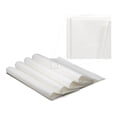 thumbnail image 2 of Occasions Wedding Party Linen Feel White Dinner Paper Napkins (120, Square Fold), 2 of 4
