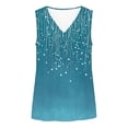 thumbnail image 6 of TARIENDY Loose Fit Tank Tops for Women Casual Summer Shirts Sleeveless Graphic Tees V Neck Going Out Tops Spring Clothes Blue XL, 6 of 6
