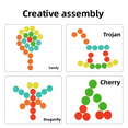 thumbnail image 5 of Tazas apilables con forma de arcoíris, juguete educativo para niños, 5 of 5