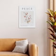 thumbnail image 2 of christian wall art framed,Christian Wall Decor Posters,John 14:27 Peace Christian Canvas Wall Art,Bible Verses Wall Decor,Scripture Wall Decor,Floral Wall Art,Framed 11x14 Inch, 2 of 5