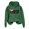 thumbnail image 1 of WILLBEST Sudadera de Mujer con Estampado Navideño de Pecho y Nueces, Manga Larga, Estilo Casual y Holgado X-Grande, 1 of 3