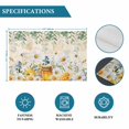 thumbnail image 6 of Daisy Spring Floral Placemats Set of 6, Farmhouse Botanical Green Leaves Vintage Art Placemats for Dining Table, Place Mats for Kitchen Tabletop, Waterproof Wipeable Dining Table Mats Set, 6 of 9
