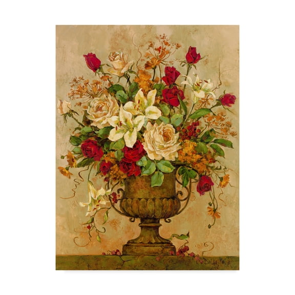 Trademark Fine Art ' Floral Reflections' Canvas Art by Barbara Mock