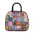 thumbnail image 2 of Womens Pioneer Flower Floral Print Pattern Lunch Box for Work,Insulated Lunch Bag for Women,Loncheras Para Mujer,Leakproof Adult Lunch Bag for Work,Beach,Travel,Picnic,Camping, 2 of 7