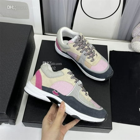 

Designer Running Shoes Fashion Channel Sneakers Women Luxury Lace-Up Sports Shoe Casual Trainers Classic Sneaker Woman Ccity bfdvc