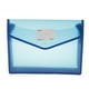 thumbnail image 3 of Carpeta Plastica Zulema A4 con Botones Transparente azul, 3 of 8