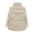 thumbnail image 5 of Lindreshi Winter Vests for Women 2023 Ladies Short Down Cotton Vest Outer Cotton Vest Jacket, 5 of 7