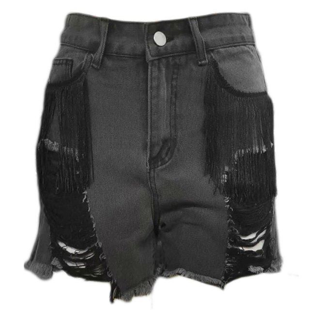 Women High Waisted Mini Short Jeans Tight Denim Shorts Skinny Fashion Summer Ripped Denim Shorts Streetwear Jeans Shorts light blue XXL
