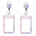 thumbnail image 2 of Clearance Sale!Heavy Duty Badge Holder With Retractable Reel ID Name Tag Worker Badge Carabiner Clip Vertical Card Protector Cover Case For Key Doctor Teacher Women, 2 of 8