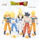 thumbnail image 2 of Figuras de acción de Dragon Ball, Son Goku, Vegeta, Gogeta, Super Saiyan, cambio de cabeza, adorno, regalos, 5 unidades por Set1632, 2 of 5