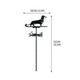 thumbnail image 3 of YardVibe 3D Dachshund Dog Metal Weather Vane, Stainless Steel Black Animal Weathervane Wind Direction Indicator Roof Garden Decorations for Outdoor Farm Yard Garden Gazebo, 3 of 6