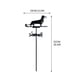 thumbnail image 3 of Veleta de metal para perro, de acero inoxidable, con soporte para techo, herramienta de medición para exteriores, granjas, jardines, cenadores., 3 of 6