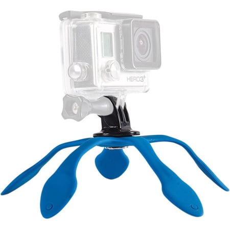 Pictar Splat Flexible Aluminum Mini Tripod for GoPro Action and Compact Digital Cameras Blue