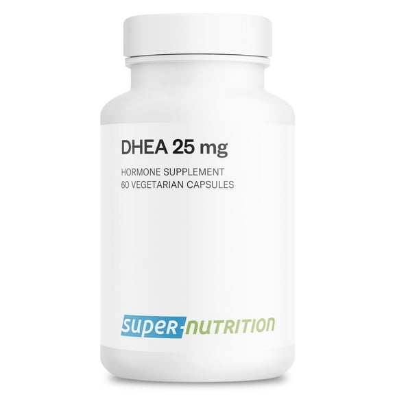 Supersmart - DHEA 25mg - Essential Supplement (Daily Use) | Non-GMO & Gluten Free - 60 Veg Capsules
