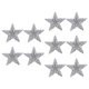 thumbnail image 4 of 10 Unids Baoblaze apliques de imitación de Hierro en plata Parches de estrellas, 4 of 7