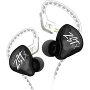 KZ ZST X Dynamic Hybrid Dual Driver in-Ear Headphones (Black Without Mic)