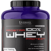 Ultimate Nutrition Prostar Whey Protein Powder of Isolate Concentrate Peptides Blend – Low Carb and Sodium, Keto Friendly 5lb