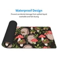 thumbnail image 4 of Pofeuu Edgehog and Mushrooms Print Desk Mat for Keyboard and Mouse，Computer Desk Matt for Desktop，Large Mouse Pad for Desk，Desk Pads on Top of Desks 12x31.5in, 4 of 8