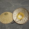 thumbnail image 3 of Ruiboury Bamboo Braided Straw Hat For Kung Fu And Cosplay Ears Bamboo Hat Asian Type 4 1Set, 3 of 6