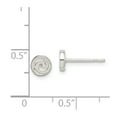 thumbnail image 2 of FB Jewels Sterling Silver Swirl Post Earrings, 2 of 2