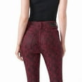 thumbnail image 6 of Women's High Rise Curvy Jean - Burgundy Snake Print, 6 of 6