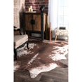 thumbnail image 1 of Cuir Brut Halina Brun 3' 10" x 5', 1 of 2