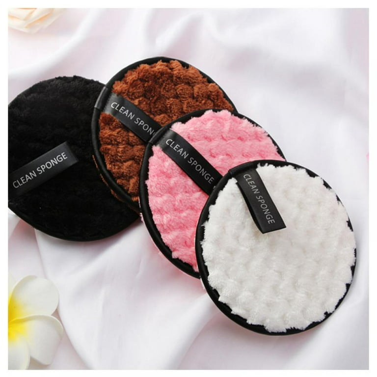 Pack) | (6 Remover All Skin Makeup Organic Types Pads Reusable Pads Bamboo Cotton 100% For
