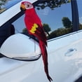 thumbnail image 4 of 3 Pieces Artificial Animal Feathers, Birds, Taxidermy, Garden, Home Decoration, 3 Colors, 4 of 7